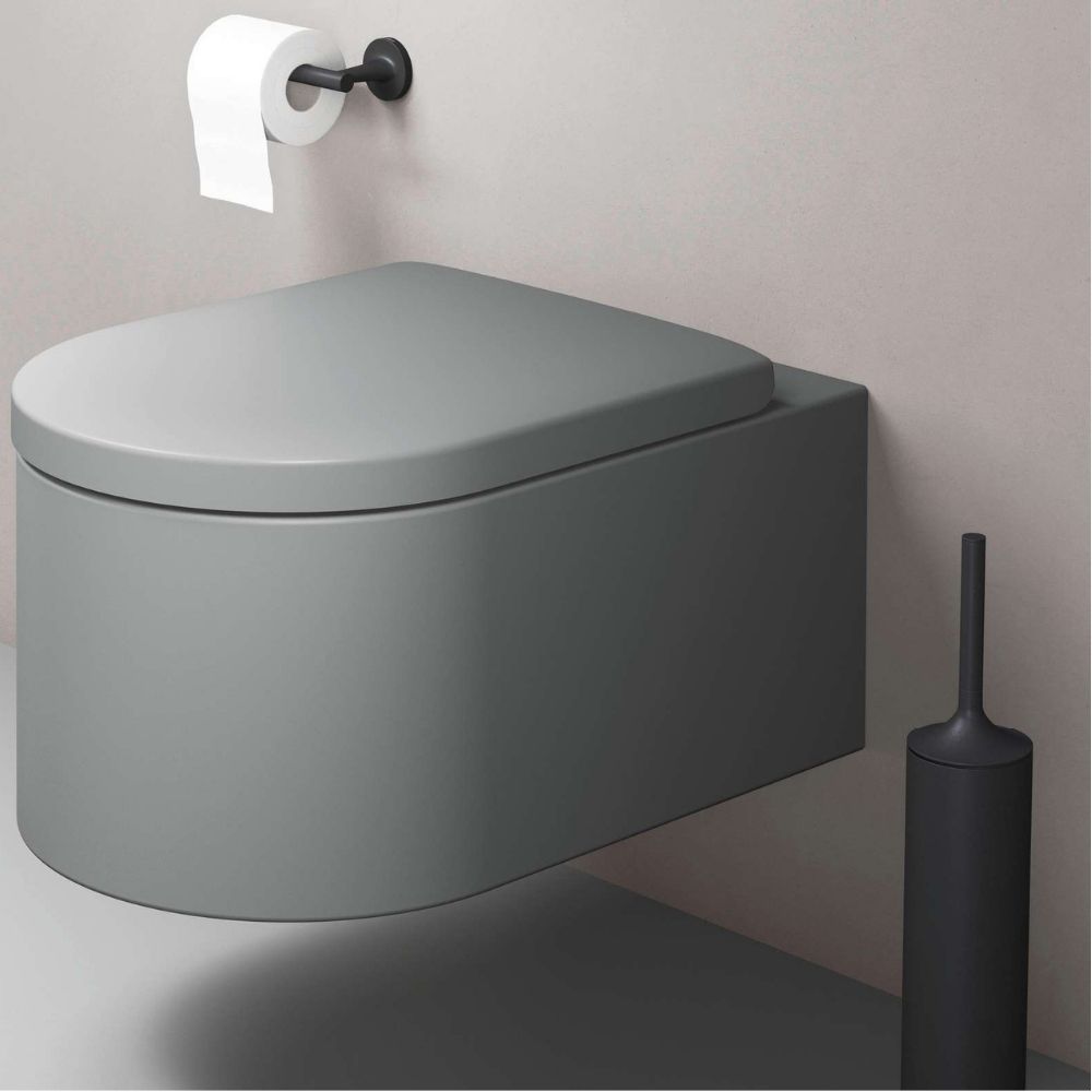 Duravit Light Grey Matt Smooth Toilet